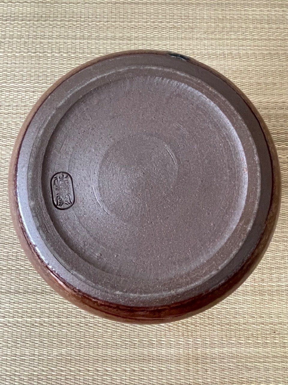美品】在銘 宇田隆和造 佐平窯 瀬戸 一重口 塗蓋付 水指 | ginyoudo