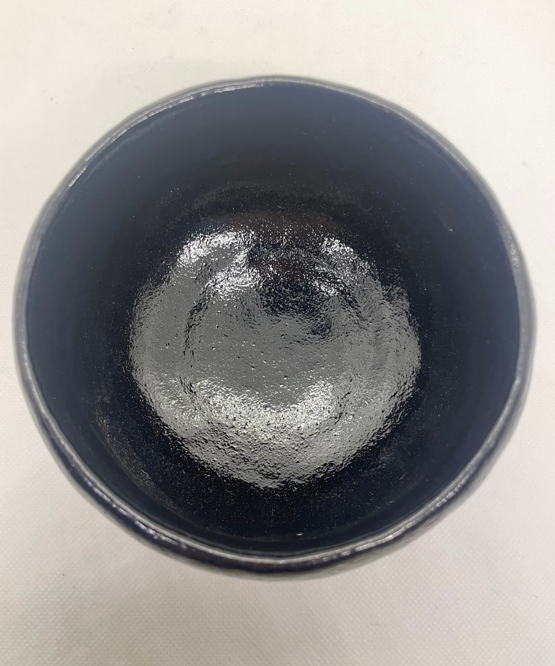 美品・在銘/共箱付】佐々木 昭楽造 黒楽 黒楽帯釉 抹茶茶碗 | ginyoudo