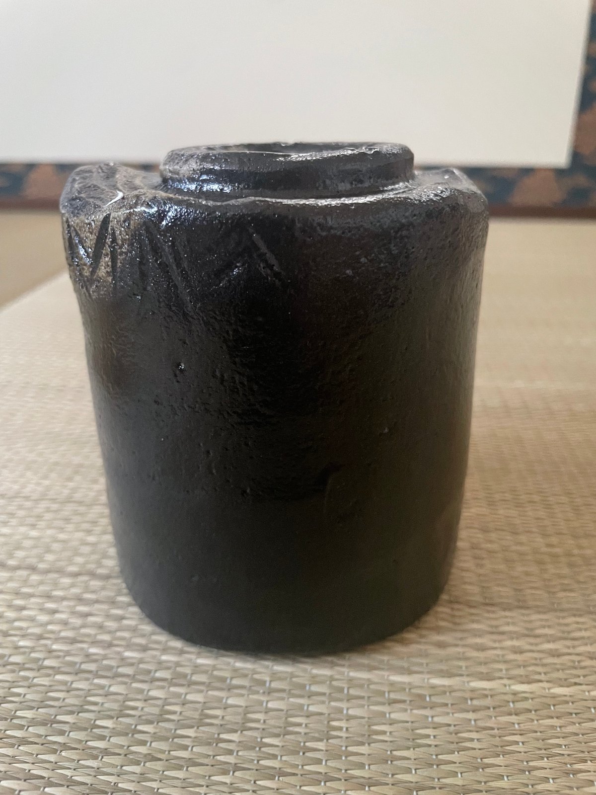 美品】桐共箱付 桂楽造 空中作写し 寒月茶碗 筒茶碗 楽茶碗 | ginyoudo
