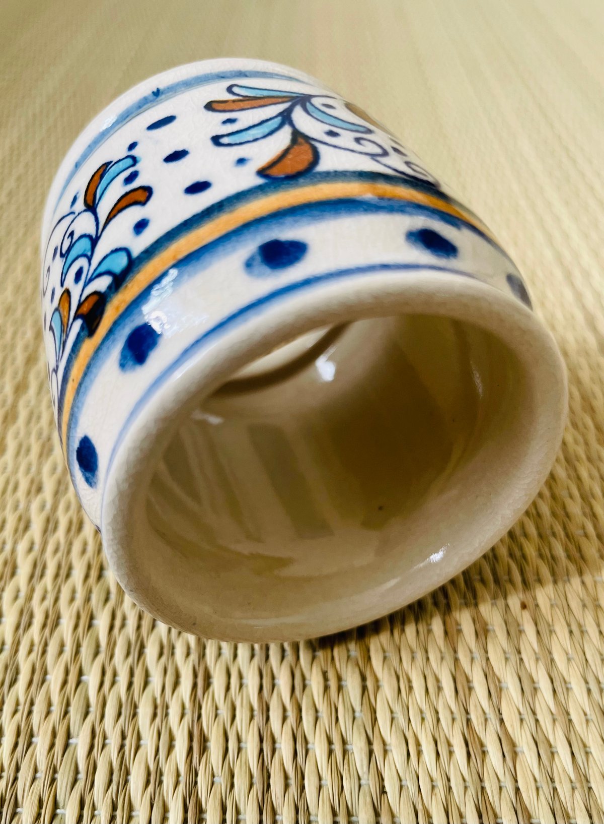 【茶道具】 時代オランダ蜻蛉絵蓋置　蓋置102 茶道具】オランダ 蓋置 | ginyoudo