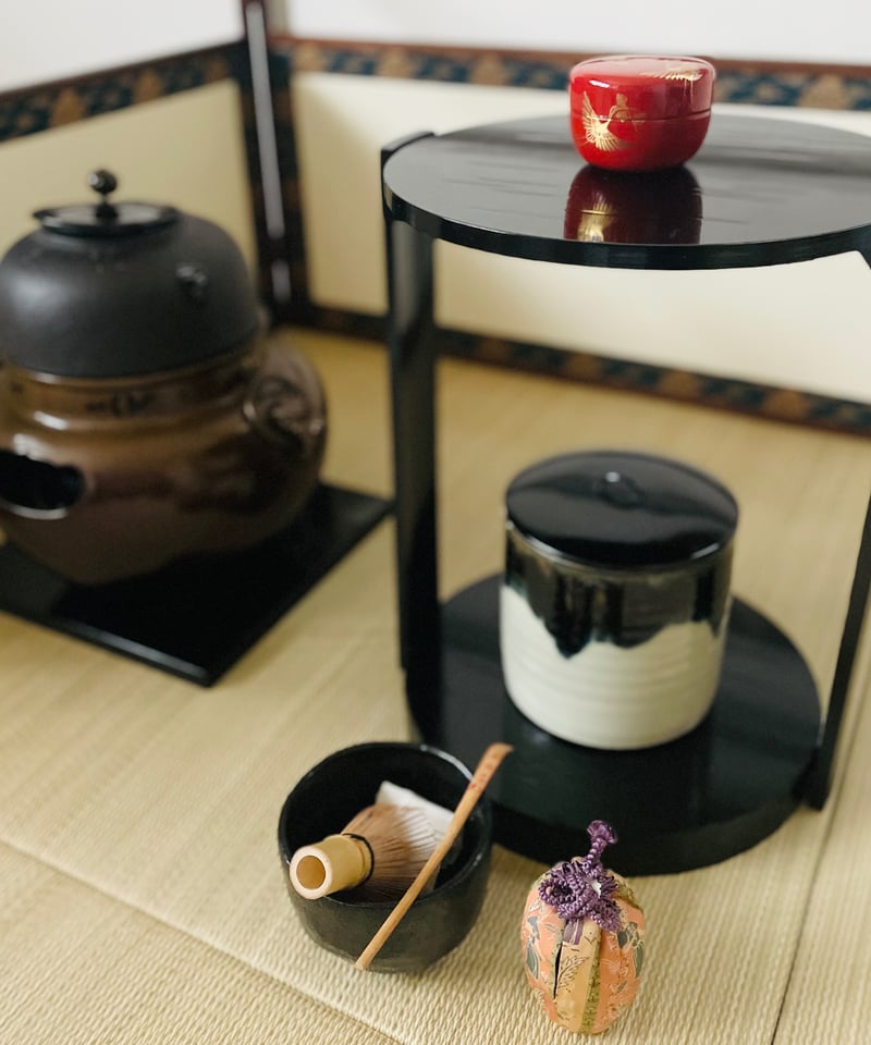 美品 塗り蓋付】一重口 御深井 水指 | ginyoudo