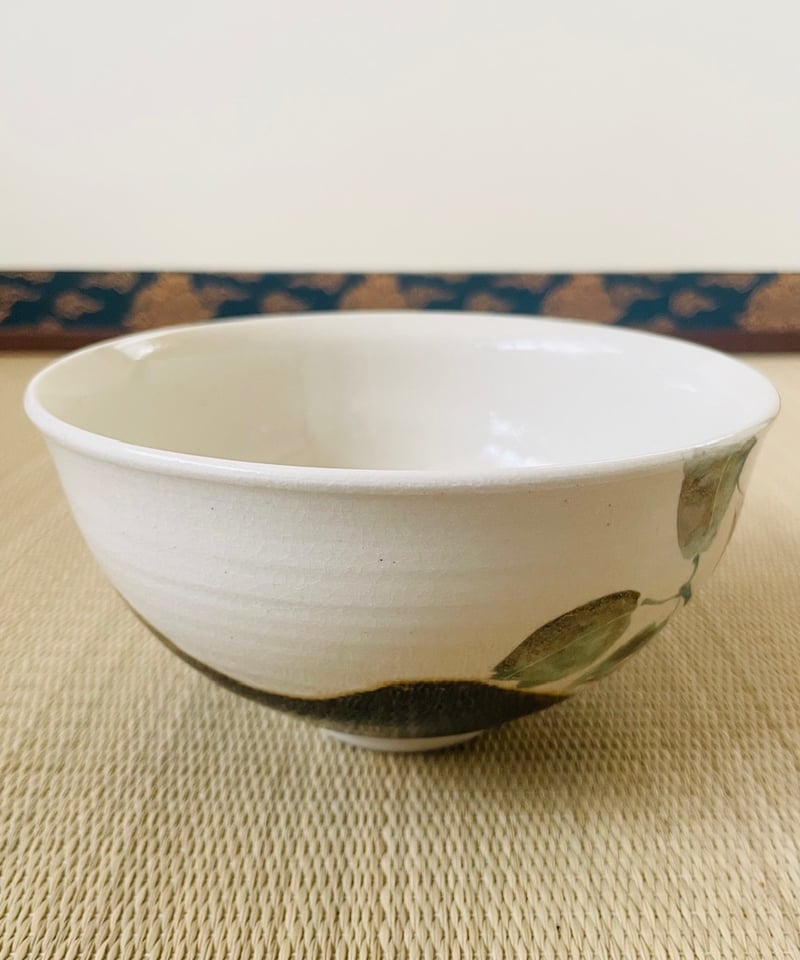 桐共箱 栞付】銀座和光扱い 中田明守造 九谷焼 鉄線花 茶碗 | ginyoudo