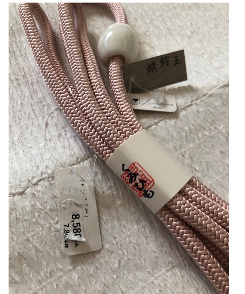 新品未使用】翠嵐工房 蜻蛉玉つき 正絹帯締め | ginyoudo