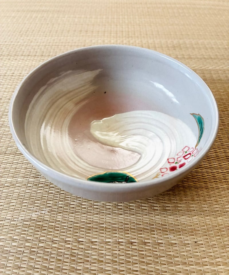 紙共箱付き 美品】田中香泉造 清水焼 紫陽花 平茶碗 | ginyoudo
