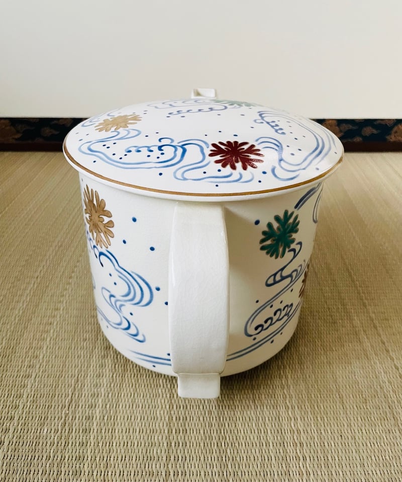 美品】在銘 陶器製 お水次 海松浪（みるなみ）水注ぎ 水次 | ginyoudo