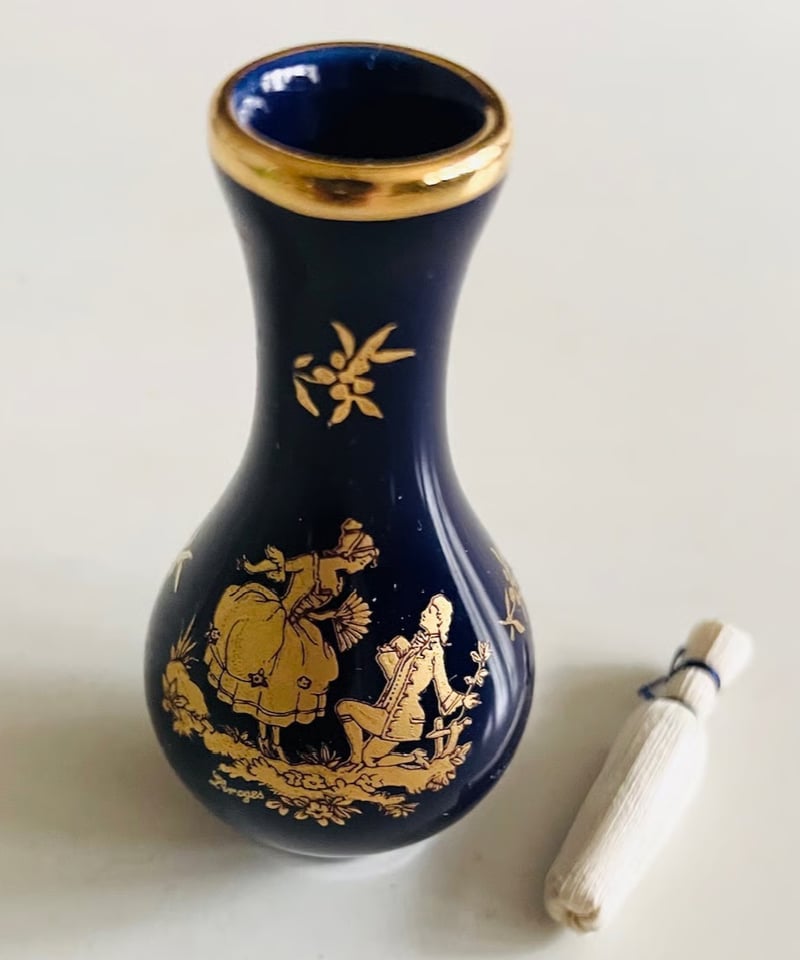 美品】 フランス製 リモージュ Limoges ミニチュア花瓶 振出 見立て