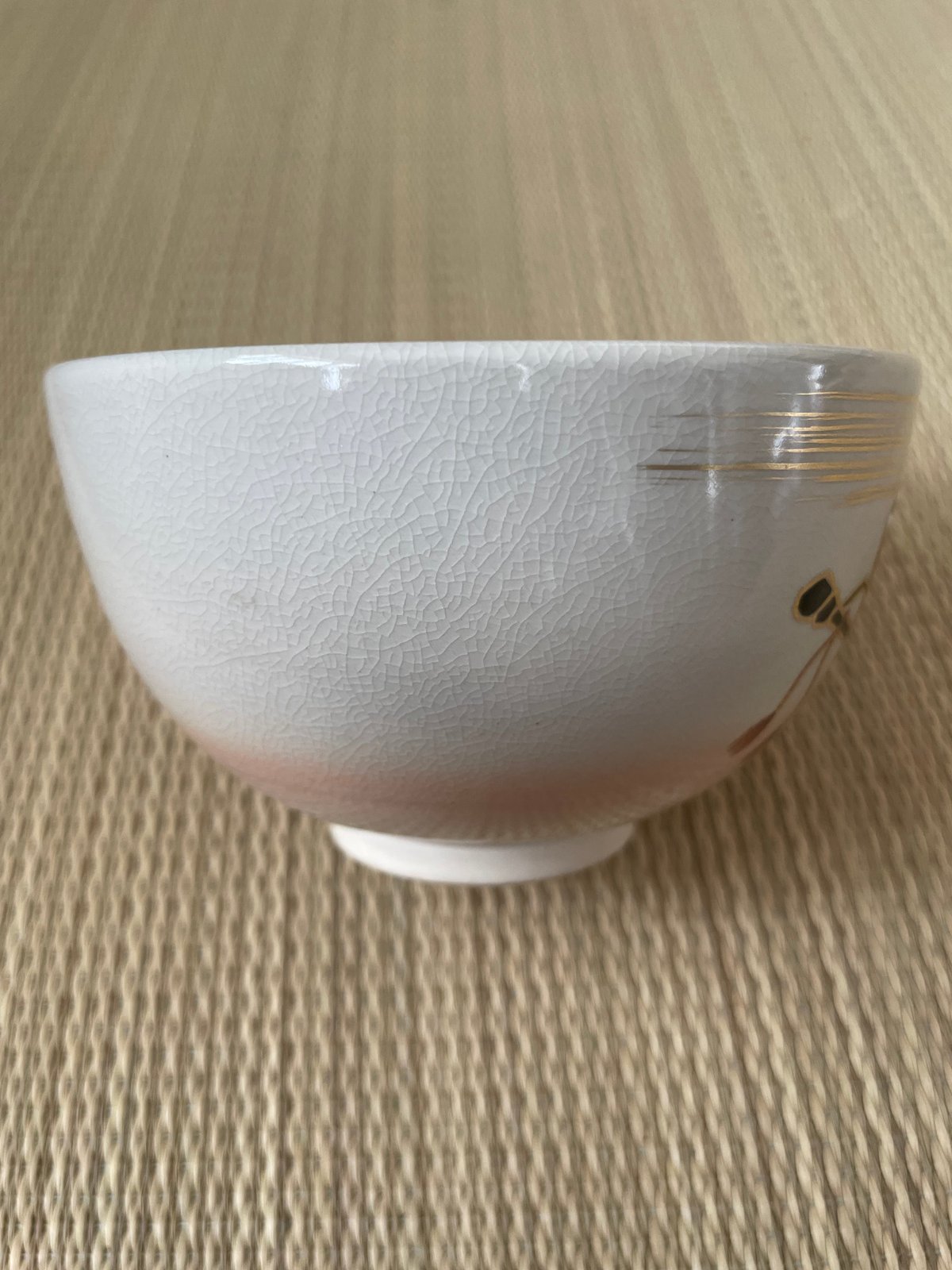 在銘 紙箱付】川添寿楽造 笠に巻物 京焼 茶碗 | ginyoudo