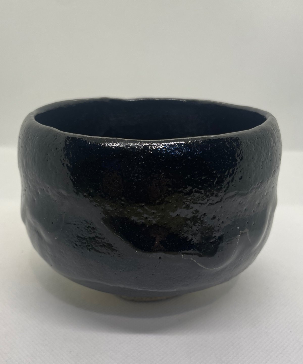 美品・在銘/共箱付】佐々木 昭楽造 黒楽 黒楽帯釉 抹茶茶碗 | ginyoudo