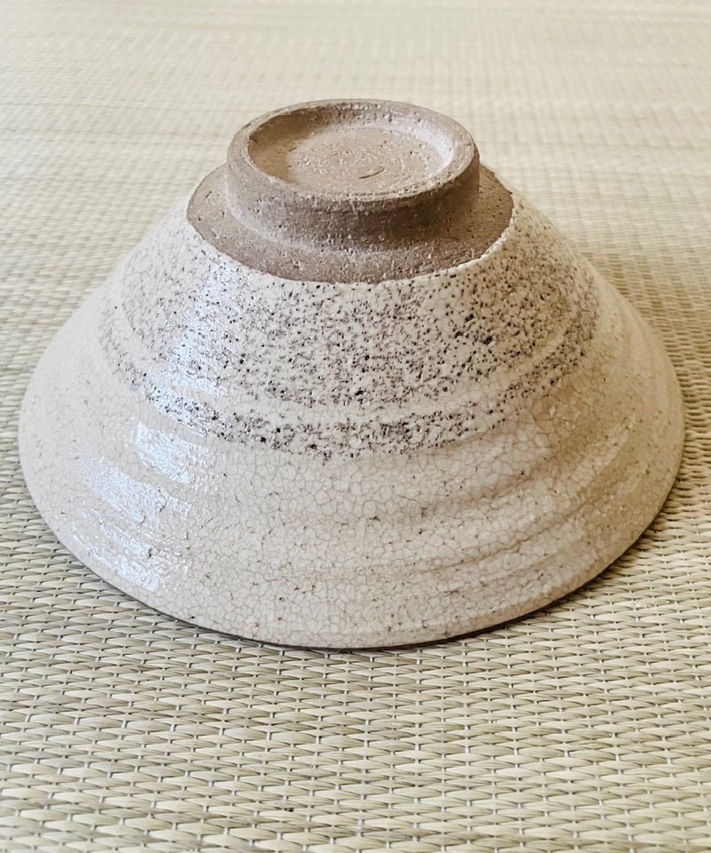 美品 桐共箱付】在銘 松本鉄山造 鐵山 唐津 平茶碗 夏茶碗 | ginyoudo