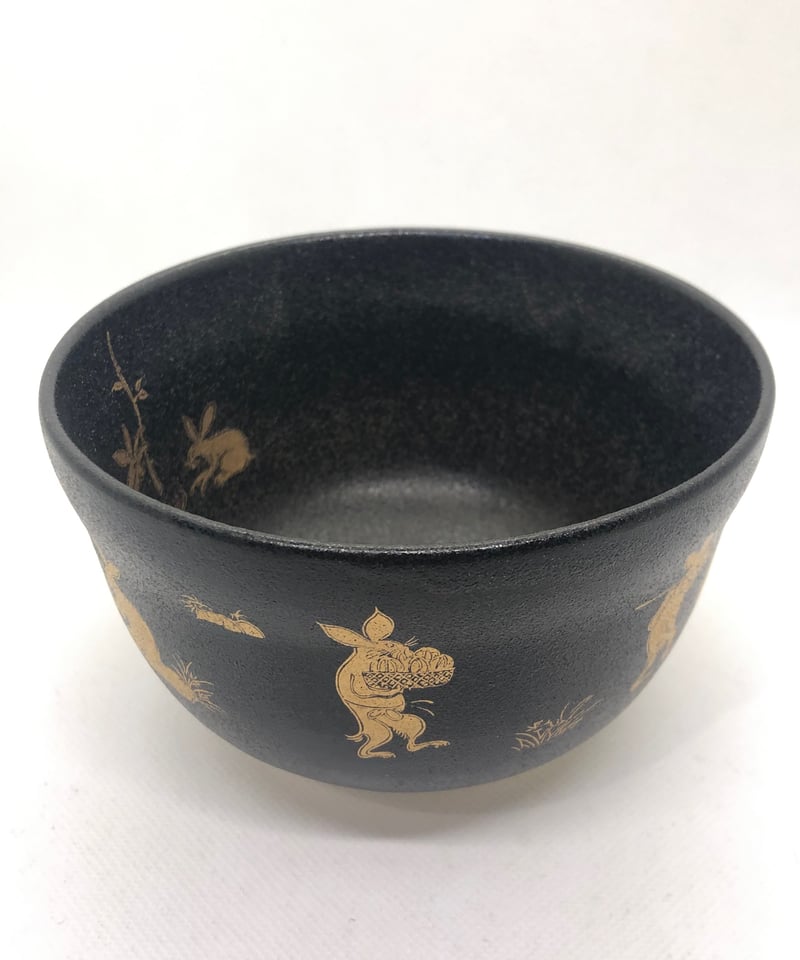美品 在銘】宮地英香 鳥獣戯画 抹茶碗 | ginyoudo