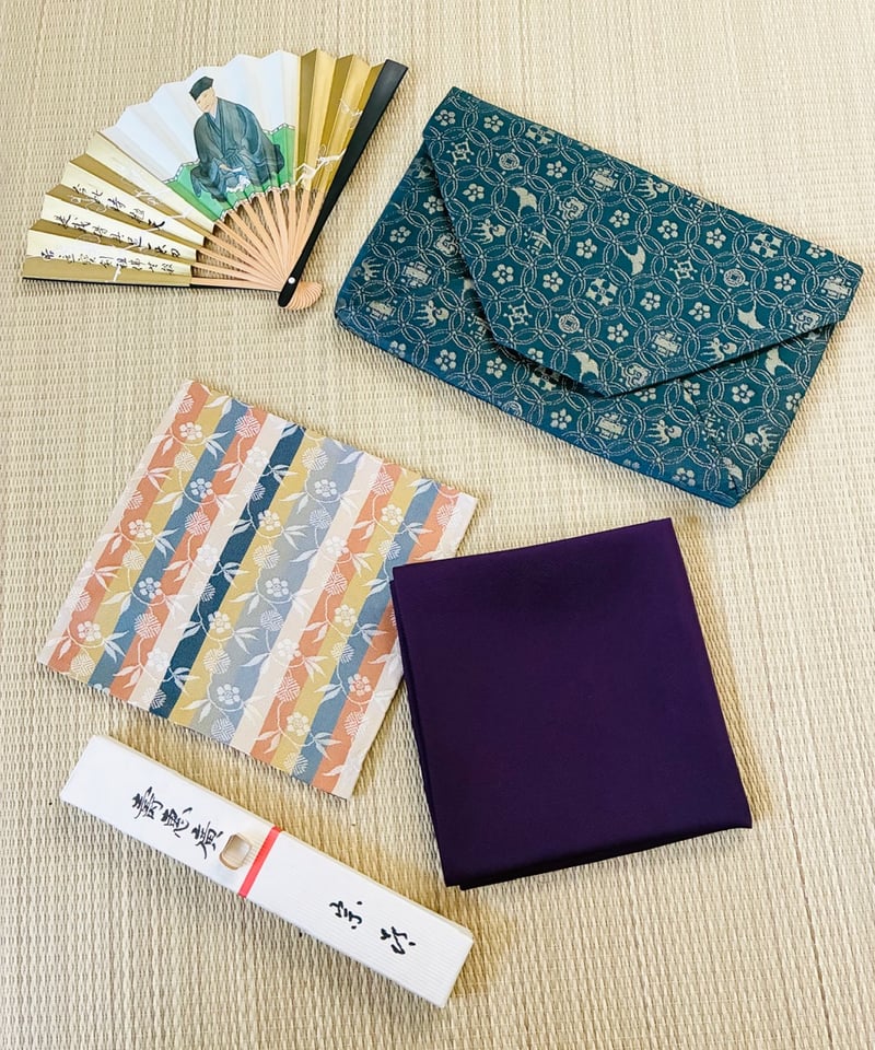 美品】名物裂 正絹 古帛紗 笹蔓緞子 | ginyoudo