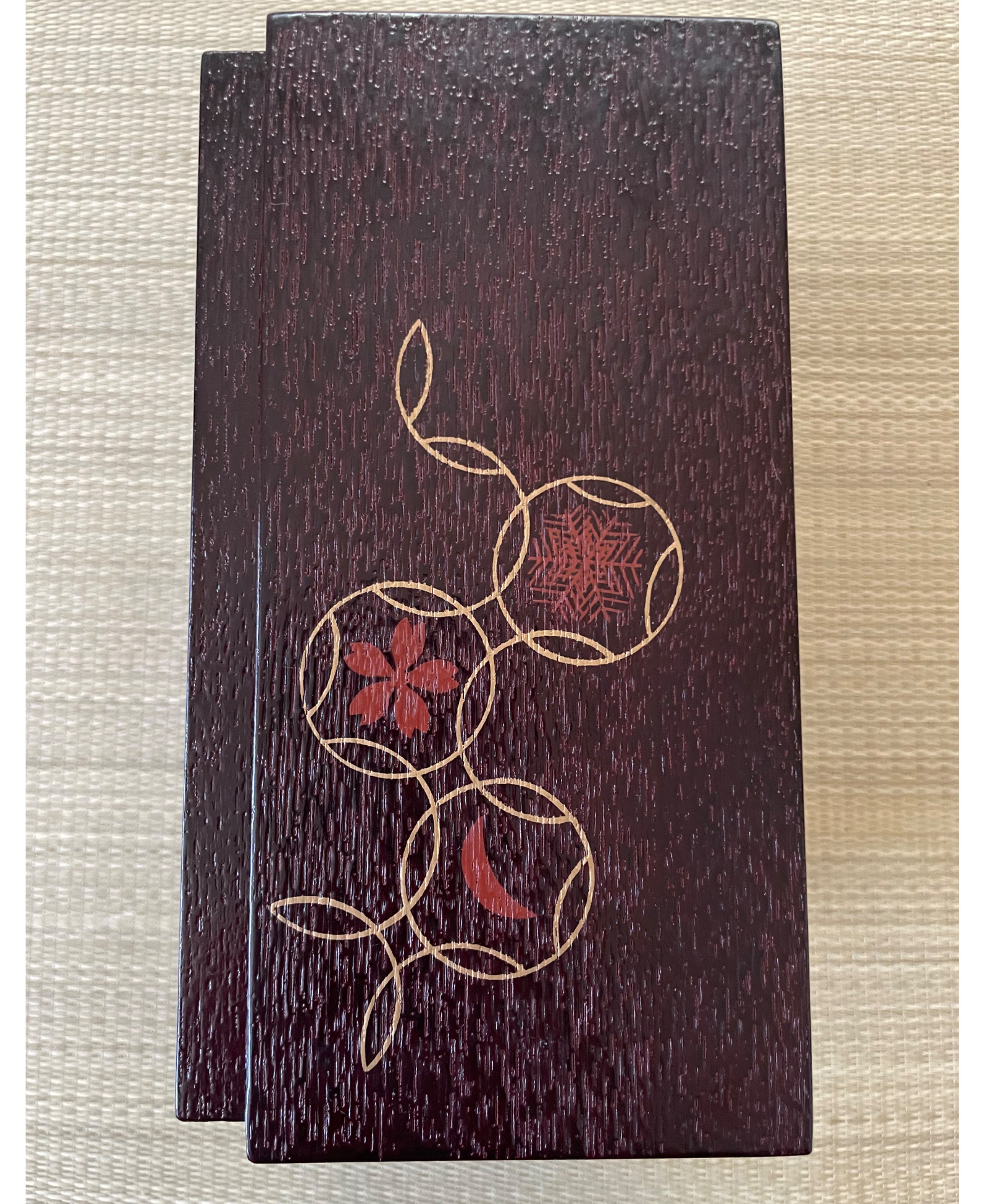 溜塗蒔絵入　利休茶箱 再入荷 美品】木製 利休茶箱 雪月花七宝蒔絵 溜塗 | ginyoudo