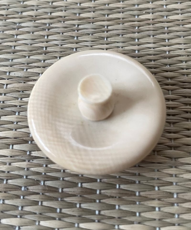 極美品 桐共箱付】山口茂造 仕覆付き 瀬戸 文琳茶入 雨龍間道 仕覆付き
