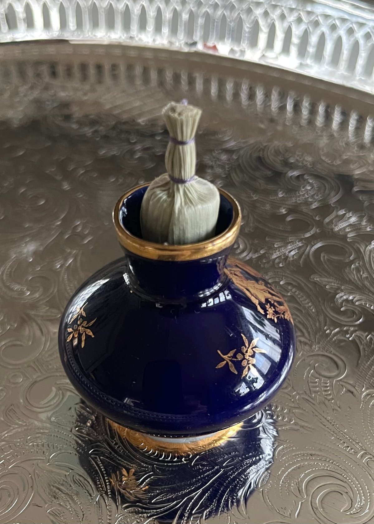 美品】フランス製 リモージュ 見立て振出（B） 手作り菅蓋付 | ginyoudo