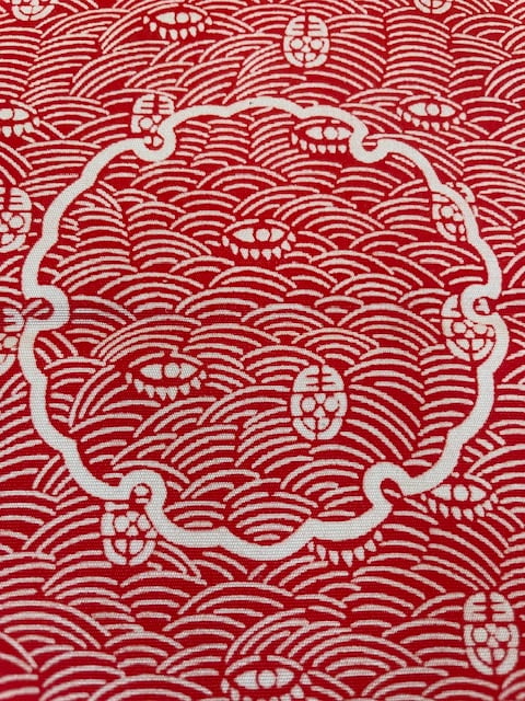 美品】正絹 雪輪 青海波 古帛紗 江戸千家 | ginyoudo