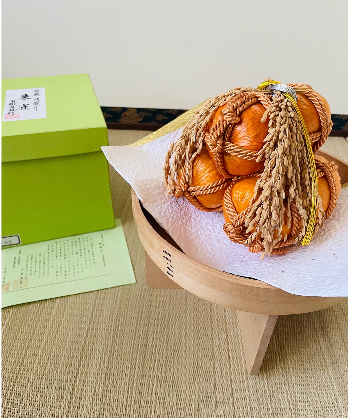 美品】紙元箱 栞付 有職庵 俵熨斗 正月飾り 縁起全般飾り 床飾り