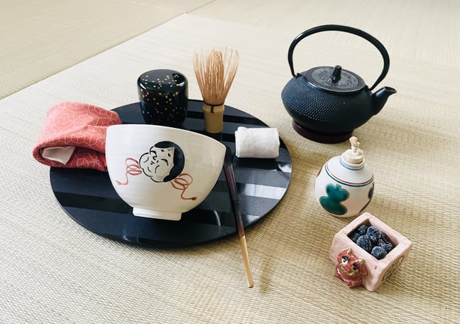 木箱・共布・栞付】青銅 朱肉入 瑞峰堂 菊花文 金工 工芸品 書