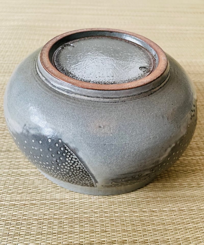 美品 桐共箱付】在銘 寄窯 高垣篤造 象嵌 平水指 | ginyoudo