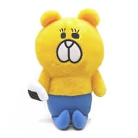 ぬいぐるみM「おにぎりを持ったくまいぬ」