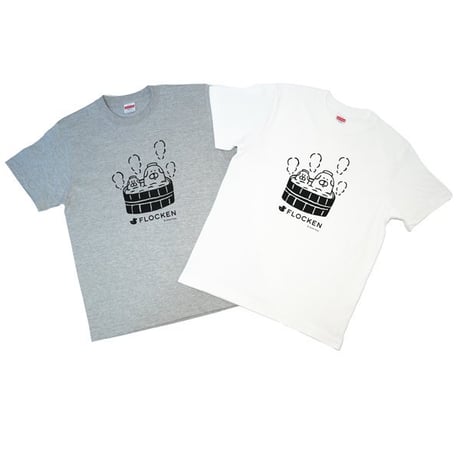 オリジナルTシャツ「いい湯だな」グレー