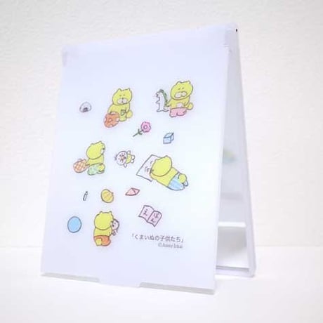 折りたたみコンパクトミラー「くまいぬの子供たち」