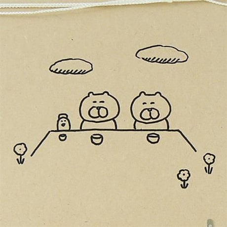 絵画作品「初めての食事会」送料無料
