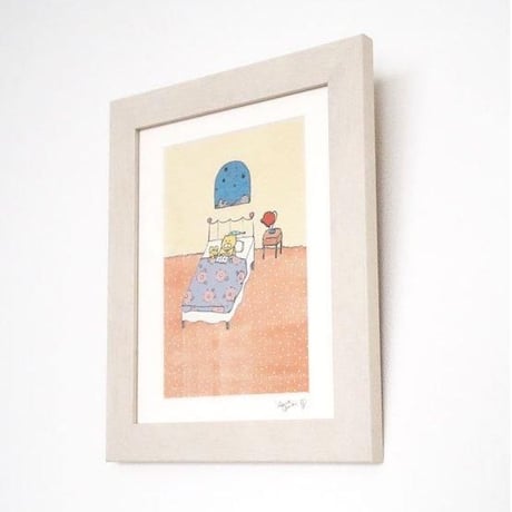 絵画作品「あたたかいお部屋」送料無料