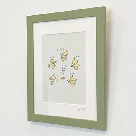 絵画作品「育てよダンス」送料無料