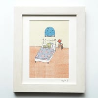 絵画作品「あたたかいお部屋」送料無料