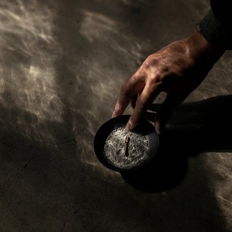 incense set (with small plate & ash)