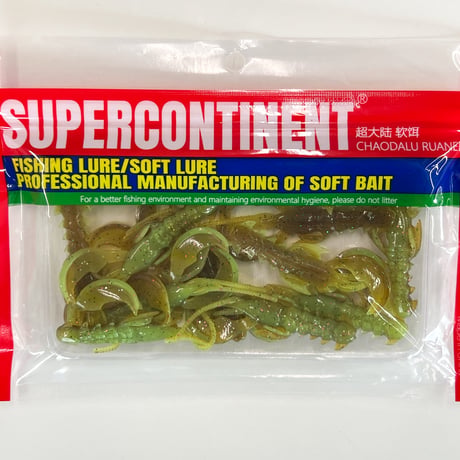 SuperContinent　CRAZY　2.5インチ（65ｍｍ）10pcs