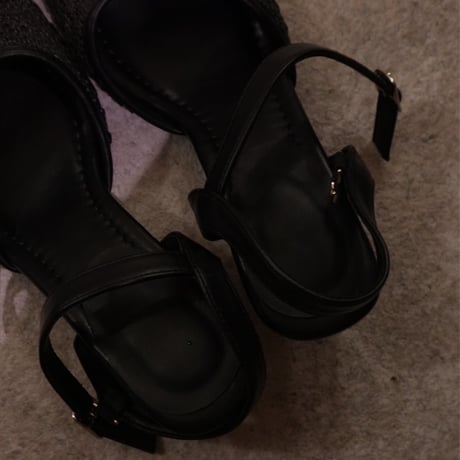 raffia sandal
