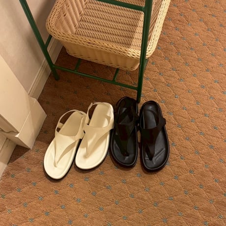 fake leather sandal
