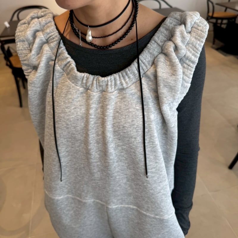 MOKA tag coverall sweat | MOKA