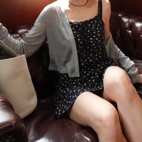 flower onepiece ＆ cardigan