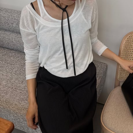 sheer layered tops