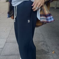 Fleece-lined sweat bottom 【Ｂ】