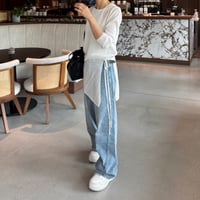 Sheer knit /wrap skirt