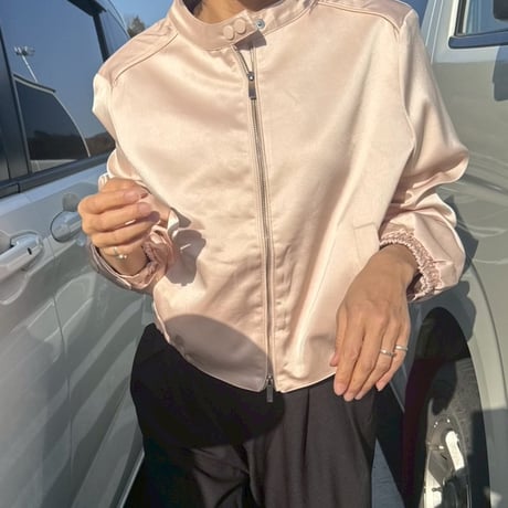 satin blouson