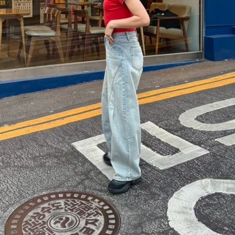 side design denim