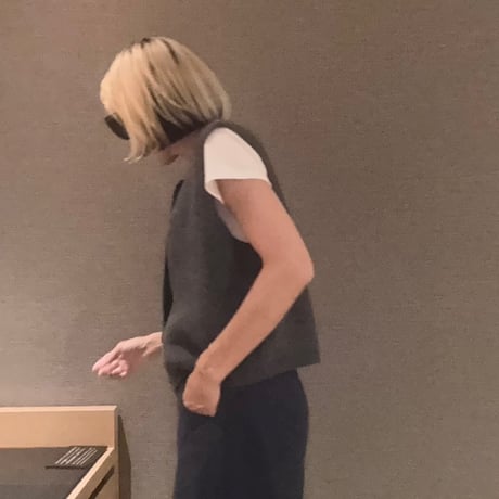 knit vest “soft”