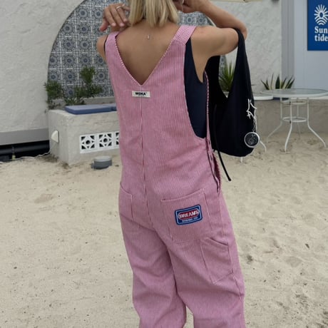 サロペット・オーバーオール・オールインワン MOKA loopback sweat coverall pink CATEGORY overall | MOKA
