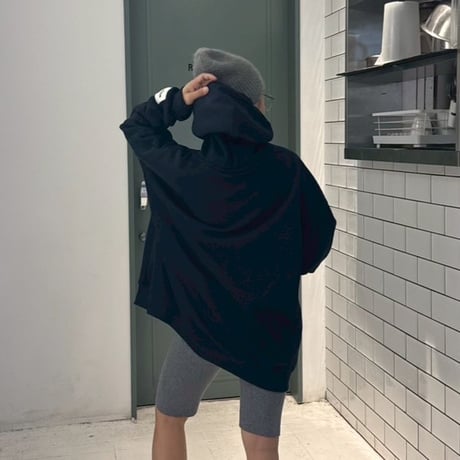 Fleece-lined  oversize hoodie
