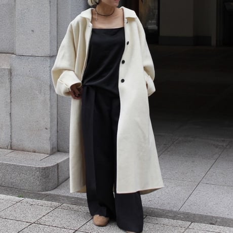 Rever  wool long coat