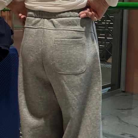 curve wide sweat pants