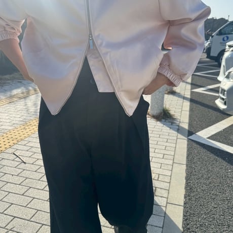 satin blouson