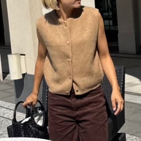 knit vest “soft”