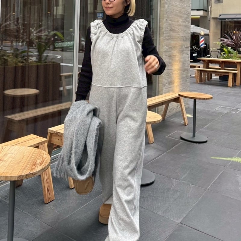 マチャット　2way salopette グレー MACHATT マチャット 2way サロペット グレー MACHATT 2wayサロペット