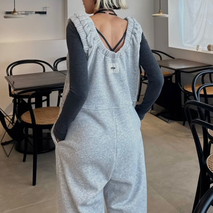 MOKA tag coverall sweat | MOKA