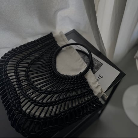 leather net bag